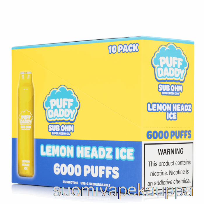 Vape Nesteet [10 Kpl] Puff Daddy 6000 Kertakäyttöinen